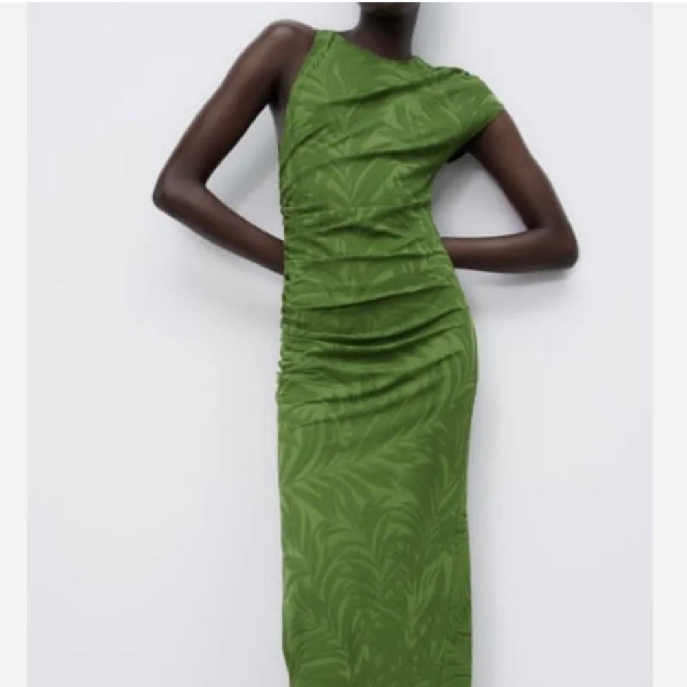 Zara green dress
